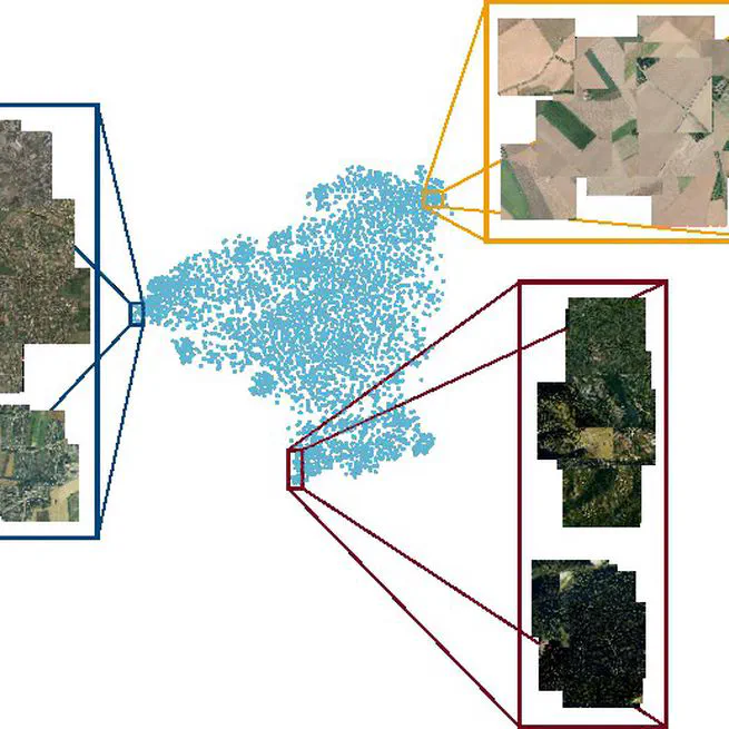 Semi-supervised semantic segmentation in Earth Observation: the MiniFrance suite, dataset analysis and multi-task network study